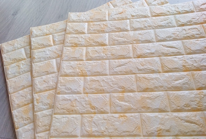 Xốp dán tường giả đá